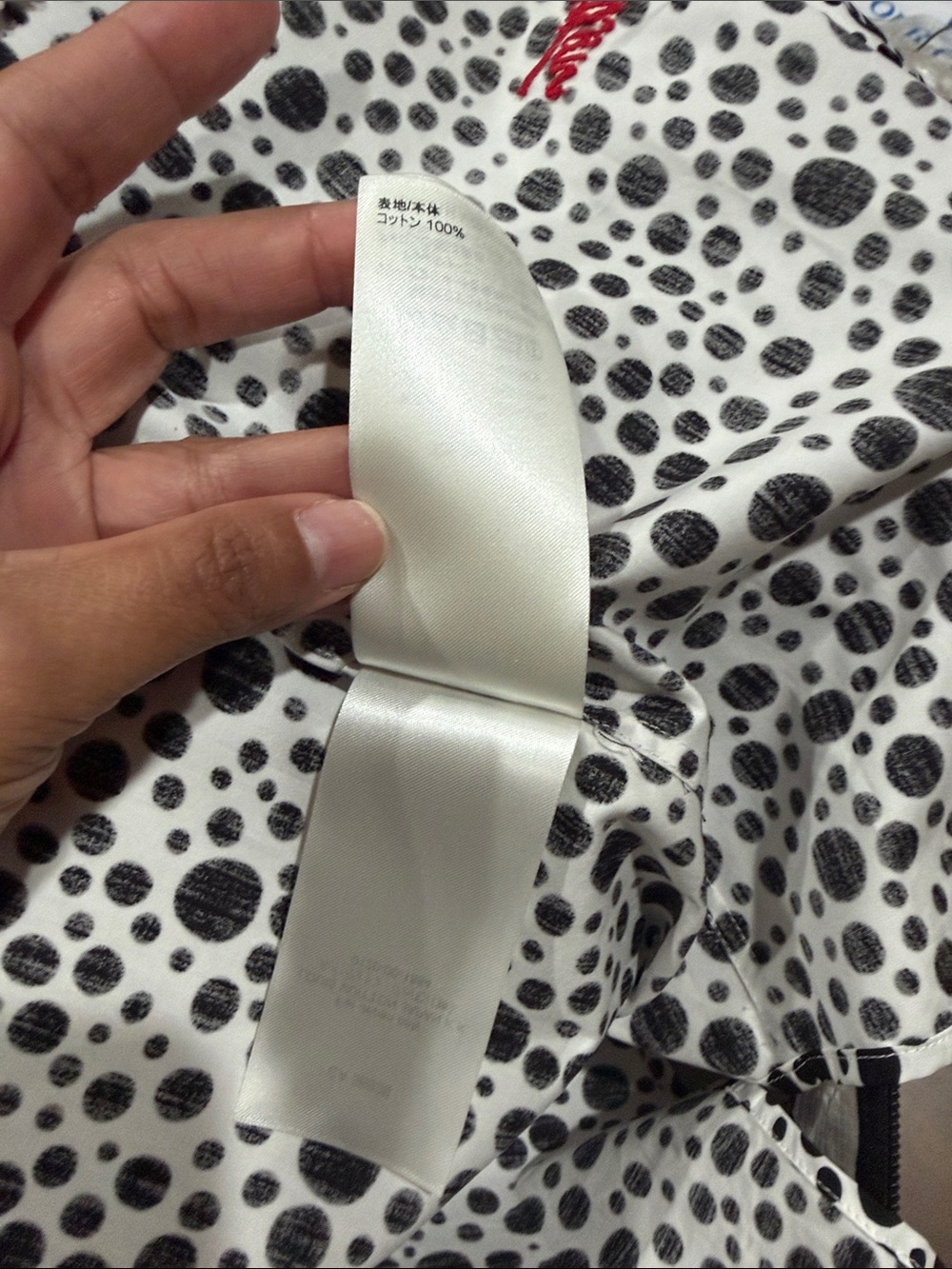 Louis Vuitton Polka Dot Men's Shirt Jacket - White/Black authentic - Picture 10 of 10